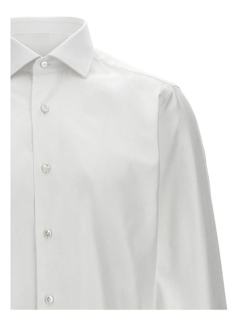 Barba Napoli White Pearl Shirt for men