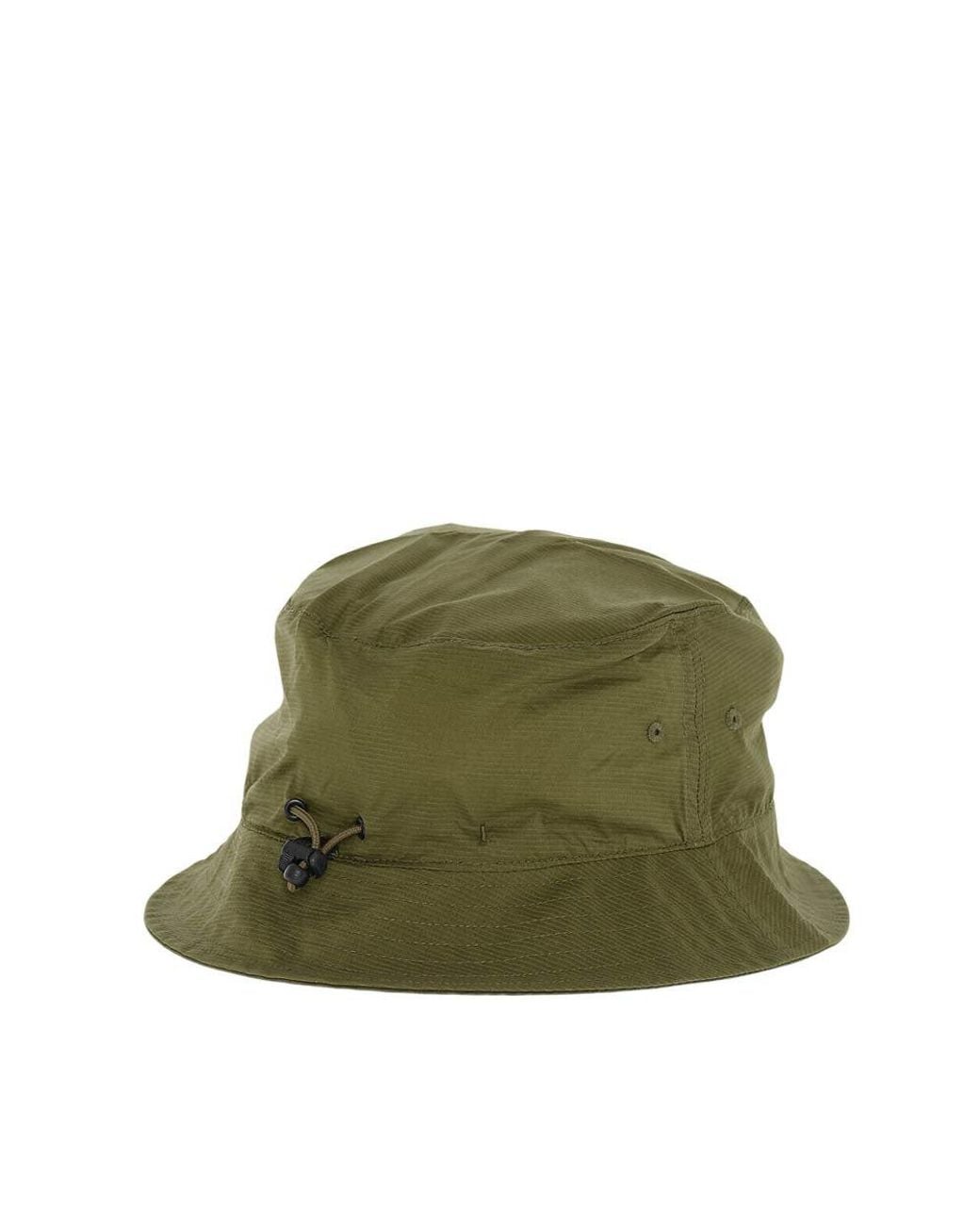 Woolrich Green Solid Bucket Hat for men
