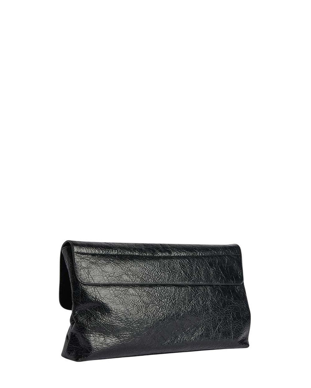 Balenciaga Black Le City Clutch