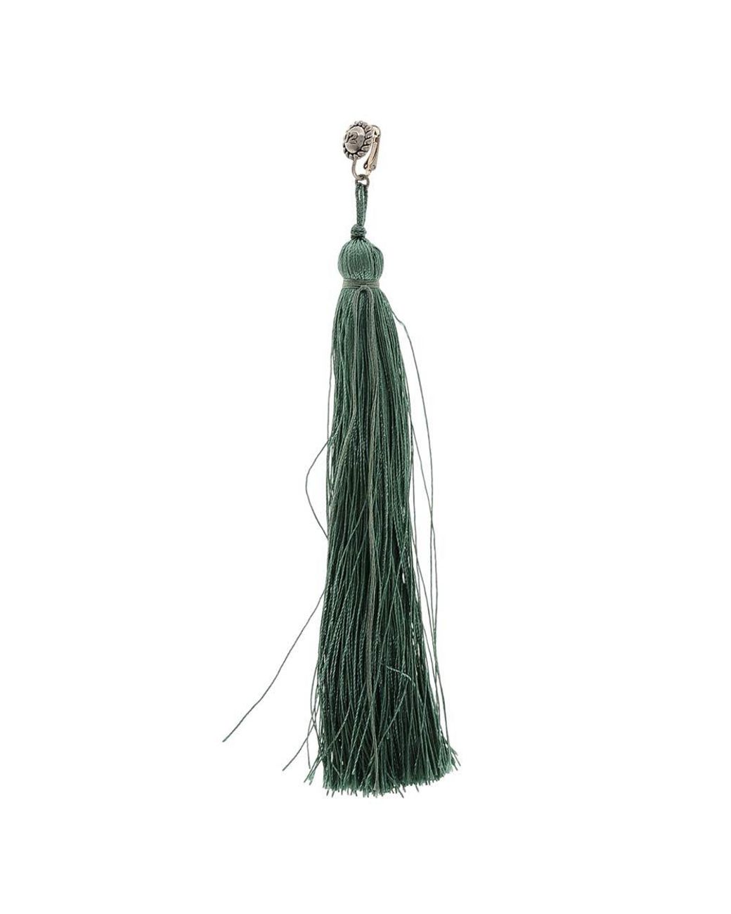 DSquared² Green Tassel Single Earring