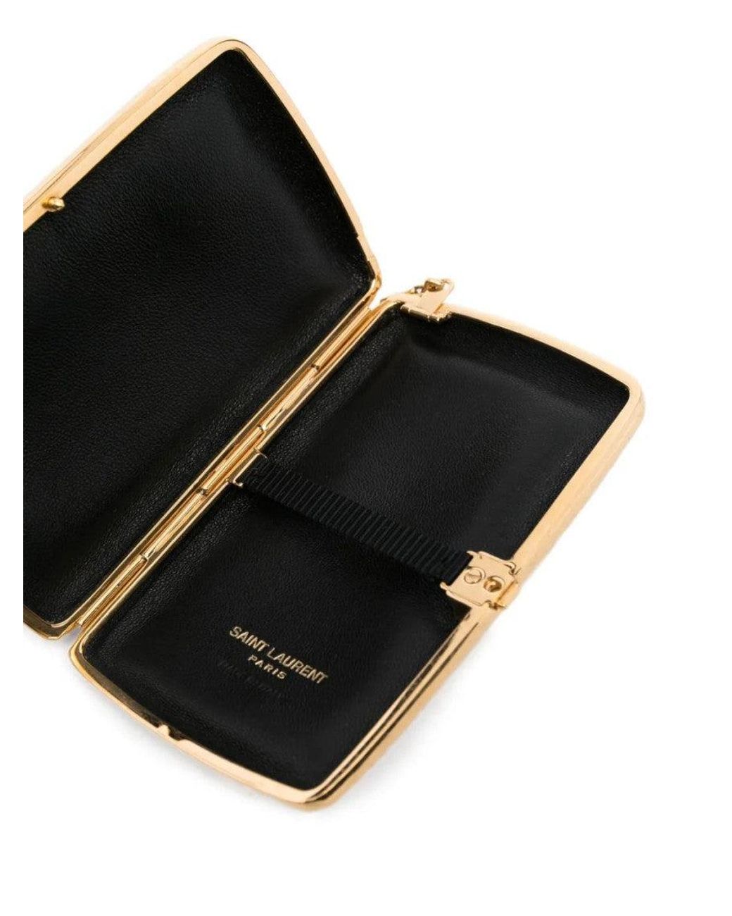 Saint Laurent Metallic Travel Accessories