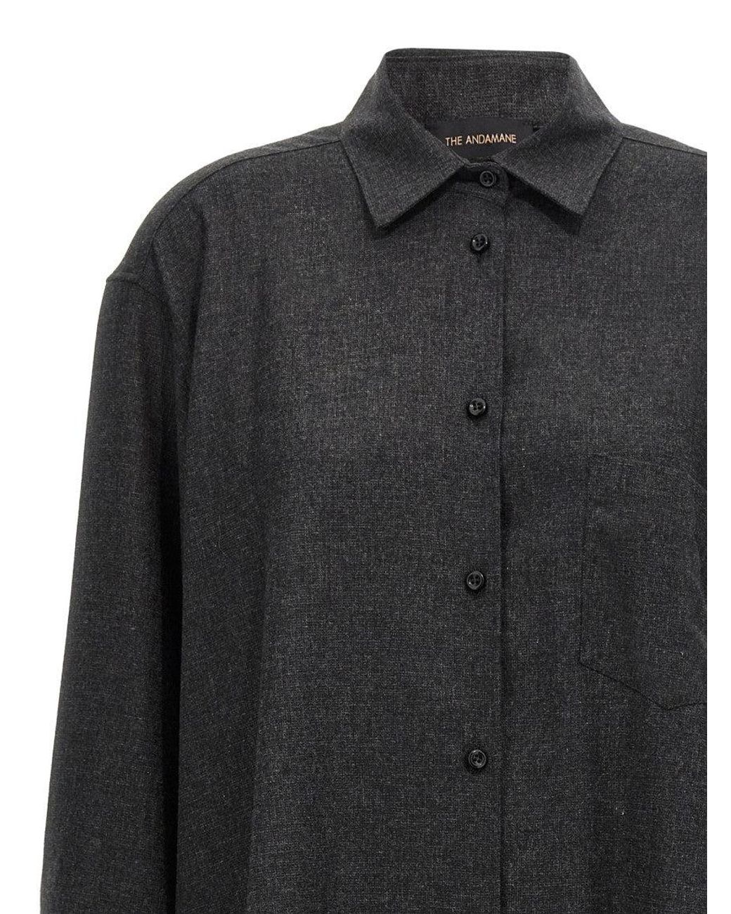 ANDAMANE Black 'New Georgiana' Shirt