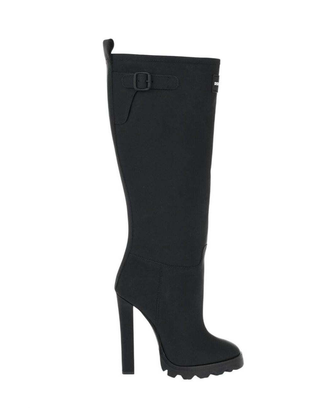 DSquared² Black Hiking High Boots
