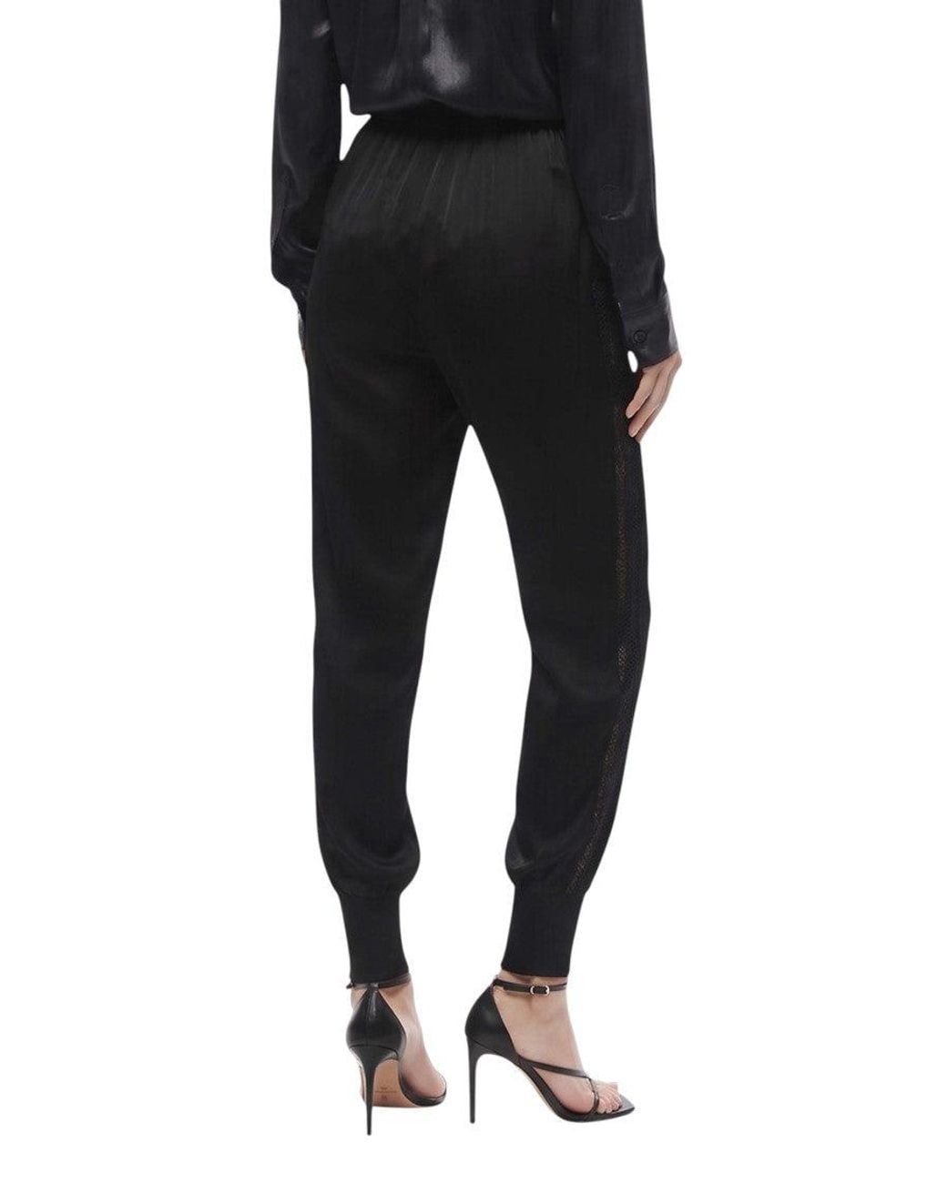 Stella McCartney Black Relaxed Joggers Pants