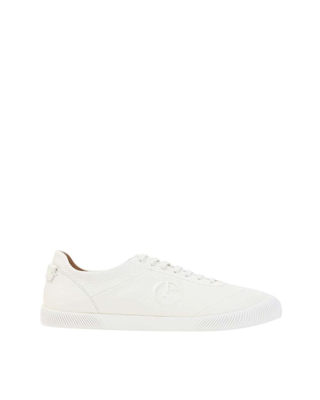 Giorgio Armani White Off Classic Sneakers for men
