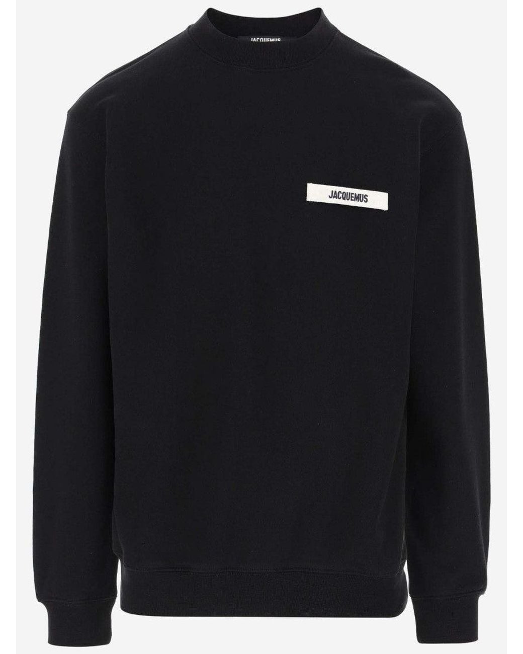 Jacquemus Blue Logo Sweatshirt for men