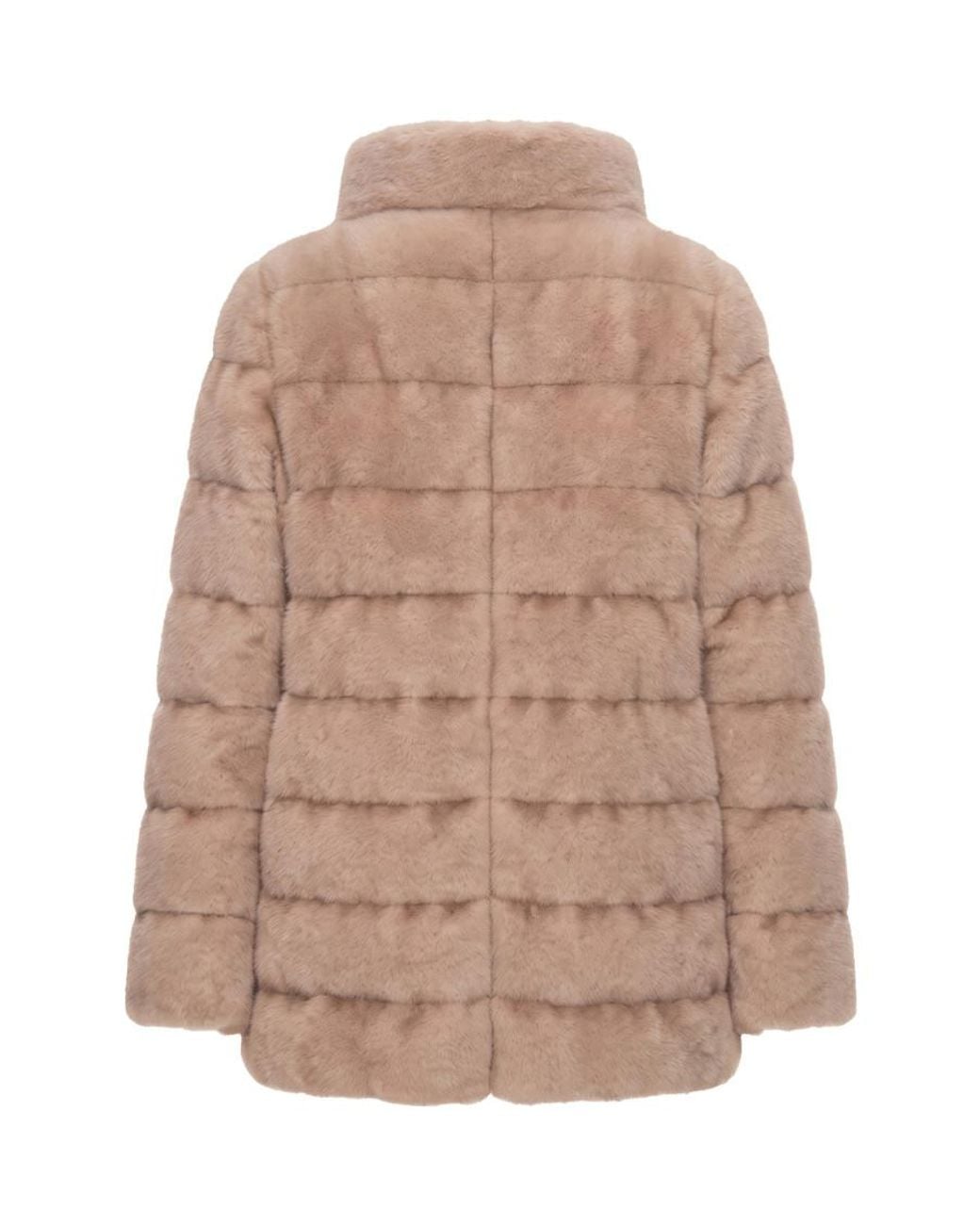 Herno Natural Quilted Hood Jacket