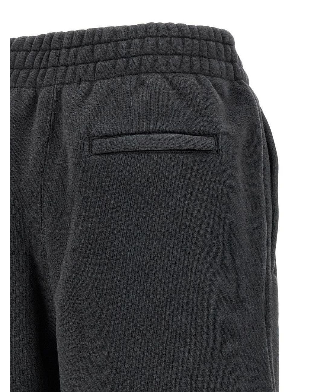 Alexander Wang Black 'Hotfix Logo' Joggers