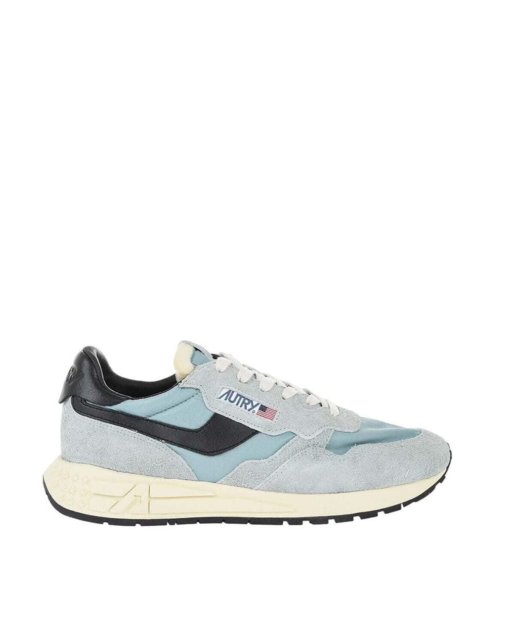 Autry Blue Logo Reelwind Sneakers for men