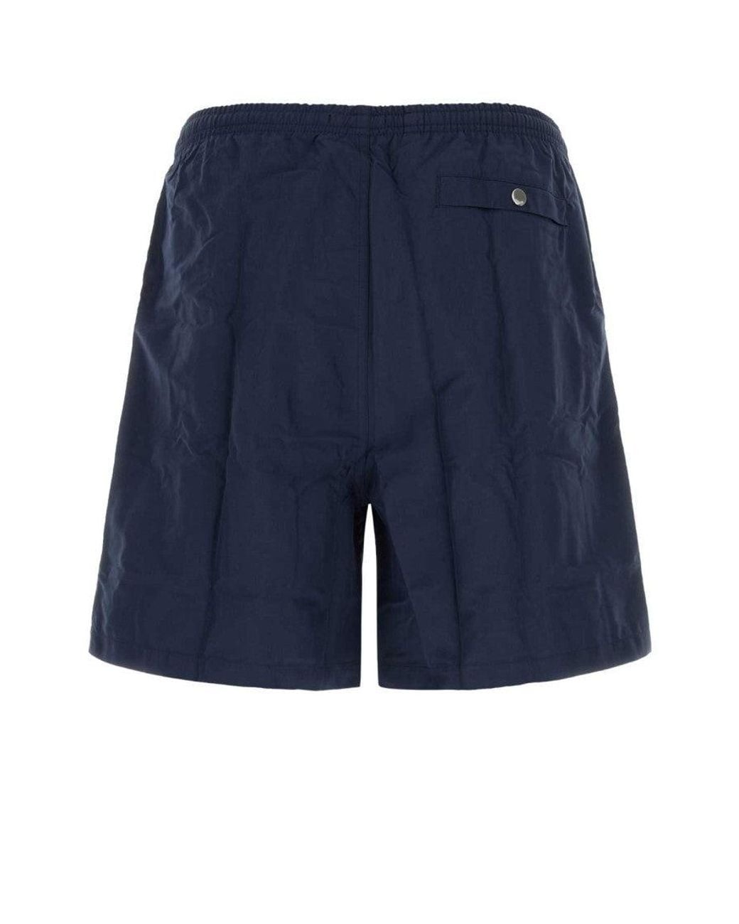 AMI Blue Solid Shorts for men
