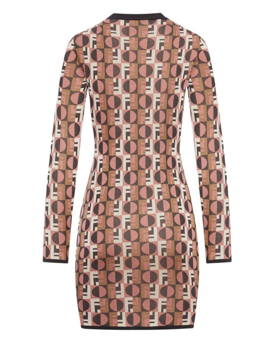 Fendi Pink Optical' Dress