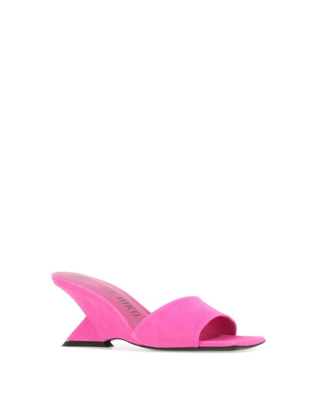 The Attico Pink Mule Cheope