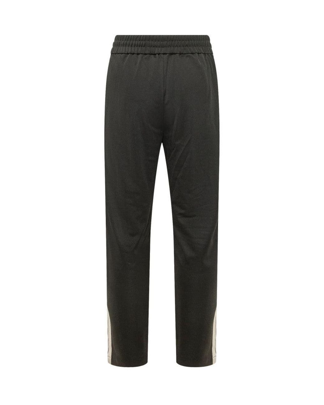 Palm Angels Black Logo Track Pants for men