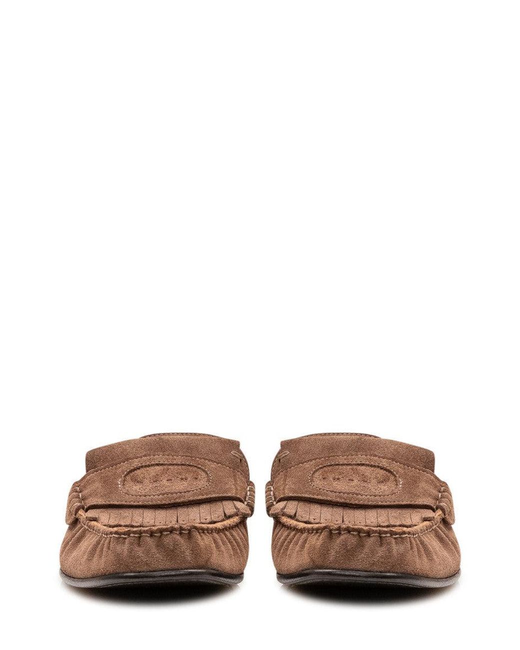 Marni Brown Slip On Mules Loafers for men
