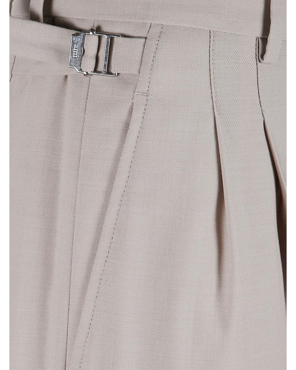 AMI Natural Classic Trousers