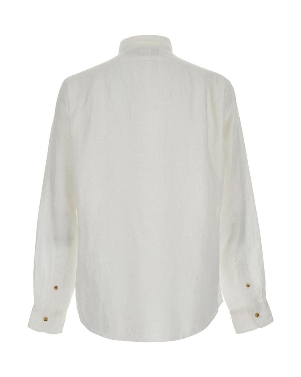 Polo Ralph Lauren White Regular Solid Shirt for men