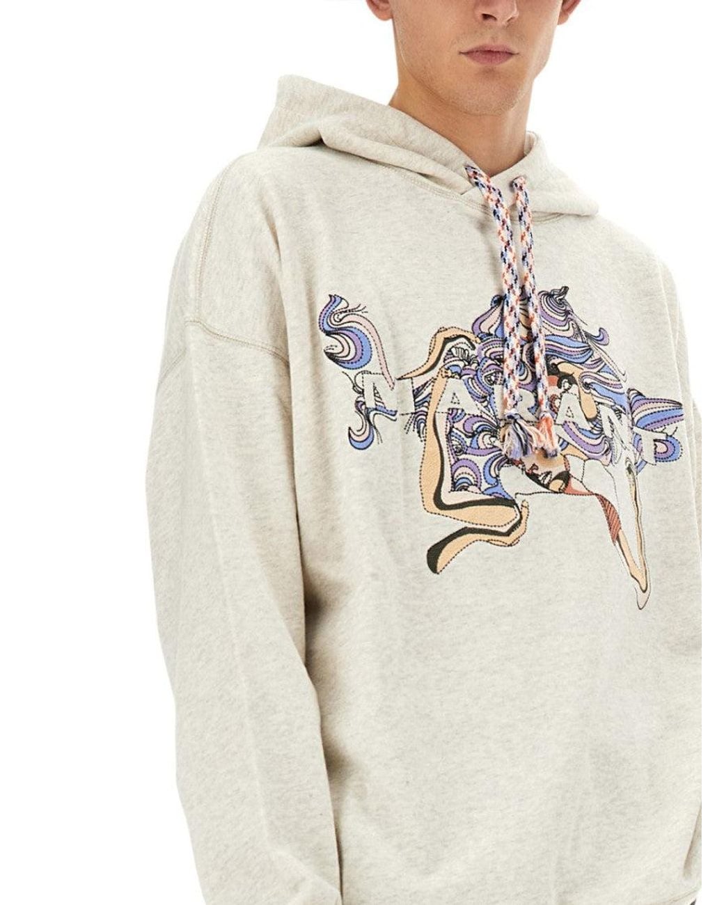 Isabel Marant Gray Light Hood Sweatshirts for men