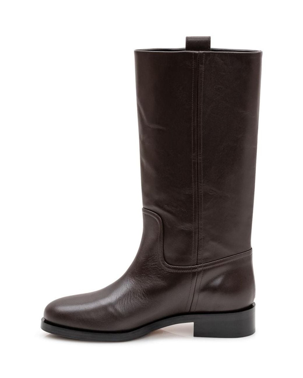 Aeyde Brown Leather Classic Boots