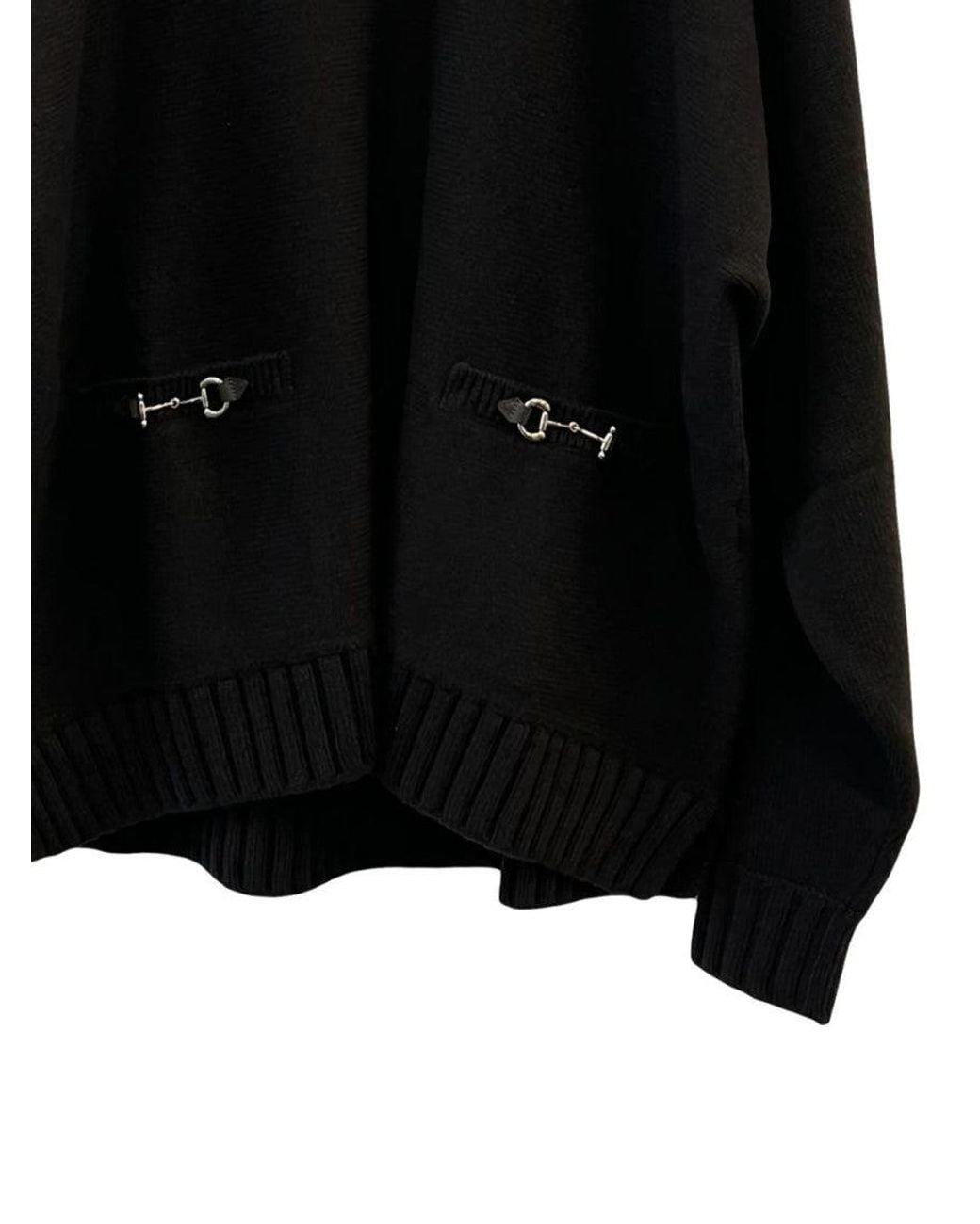 Gucci Black Wool Turtle-Neck Jumper