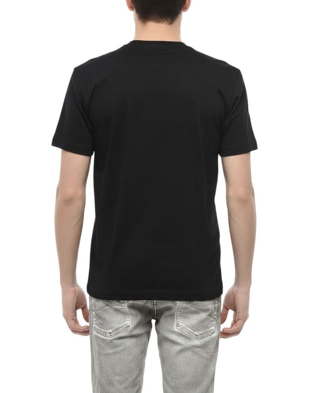 DSquared² Black Regular Logo T-Shirt for men