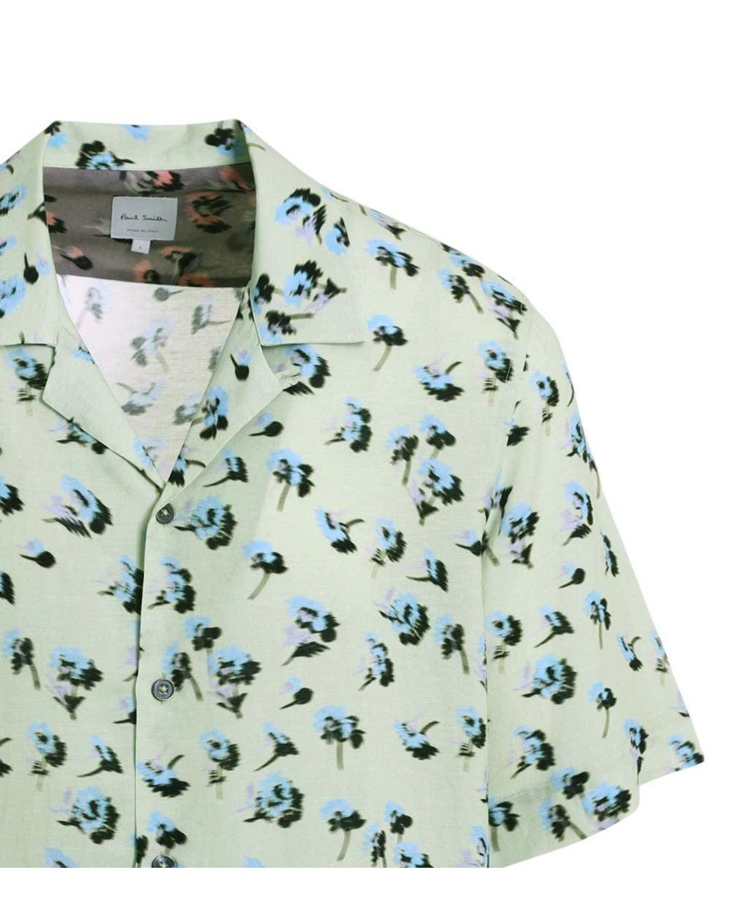 Paul Smith Green Short Sleeve Shirt for men