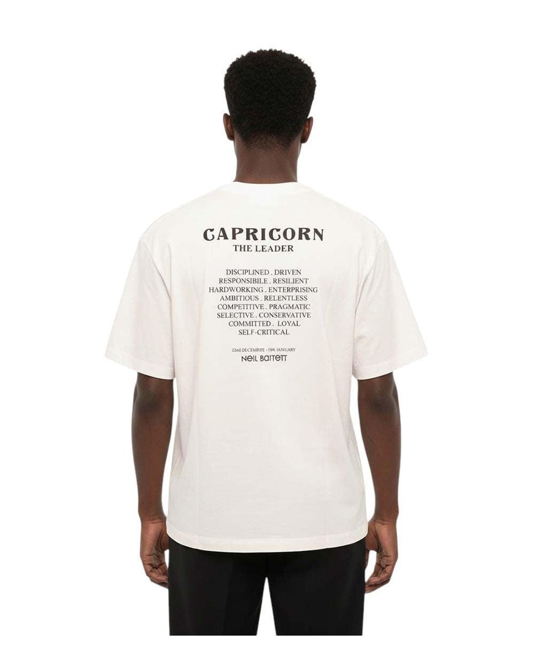 Neil Barrett White Crew Neck T-Shirt for men