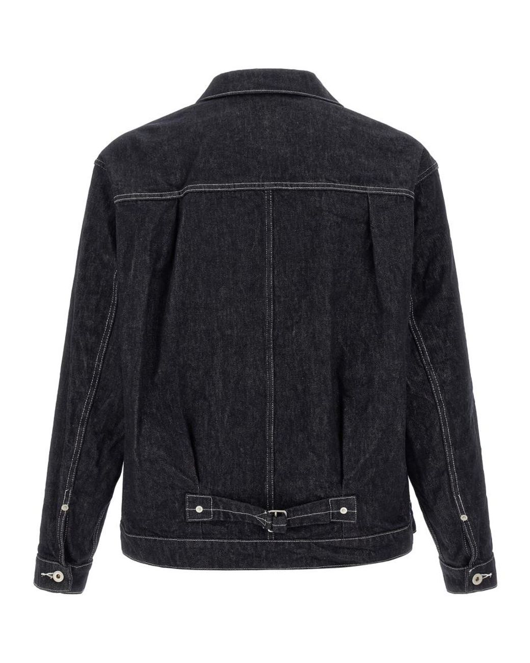 Comme des Garçons Blue Boxy Jacket for men