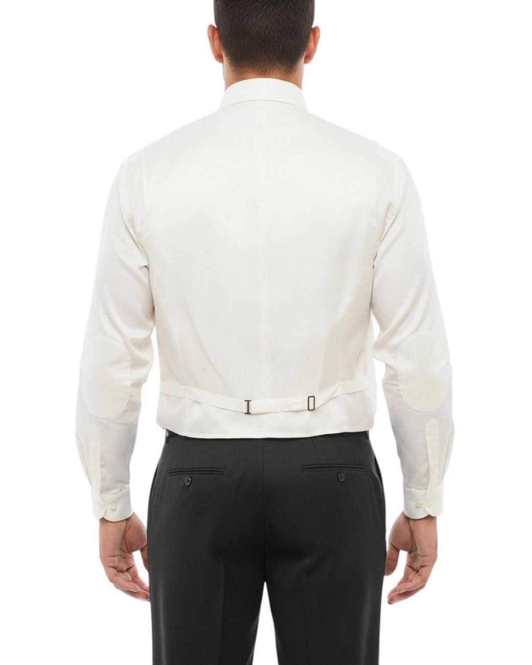 Corneliani White Single Breasted Waistcoat for men