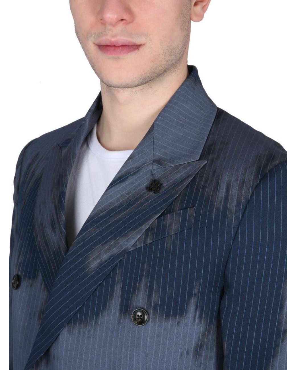 Amiri Blue Relaxed Fit Jacket for men