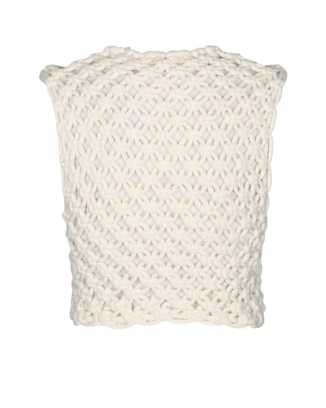 Alaïa Natural Alaia Sweater