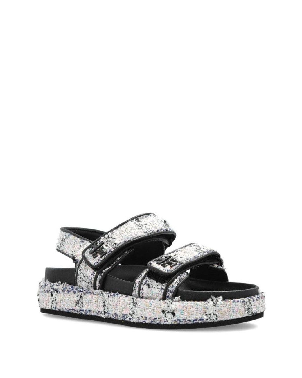Tory Burch Blackwhite Kira Sandals