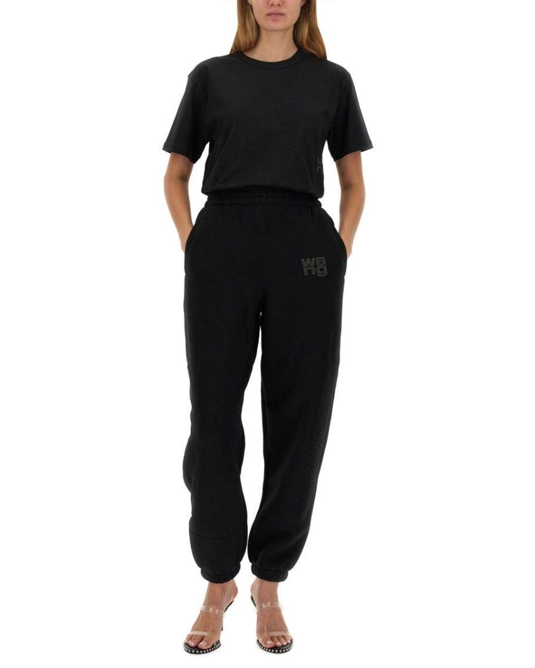 Alexander Wang Black Crew Neck T-Shirt