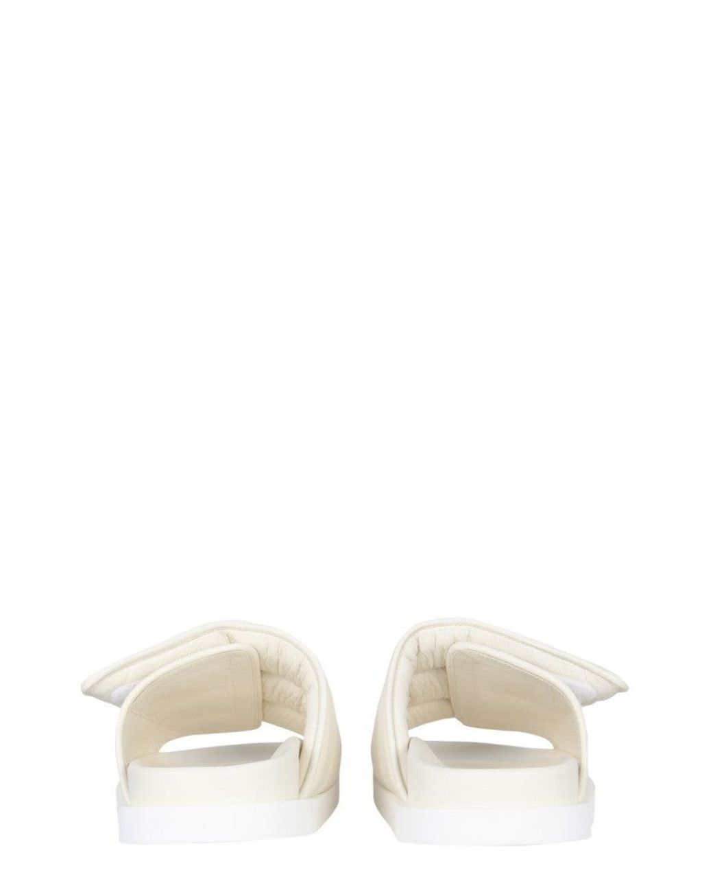 Gia Borghini White Gia 3 Puffy Sandals for men