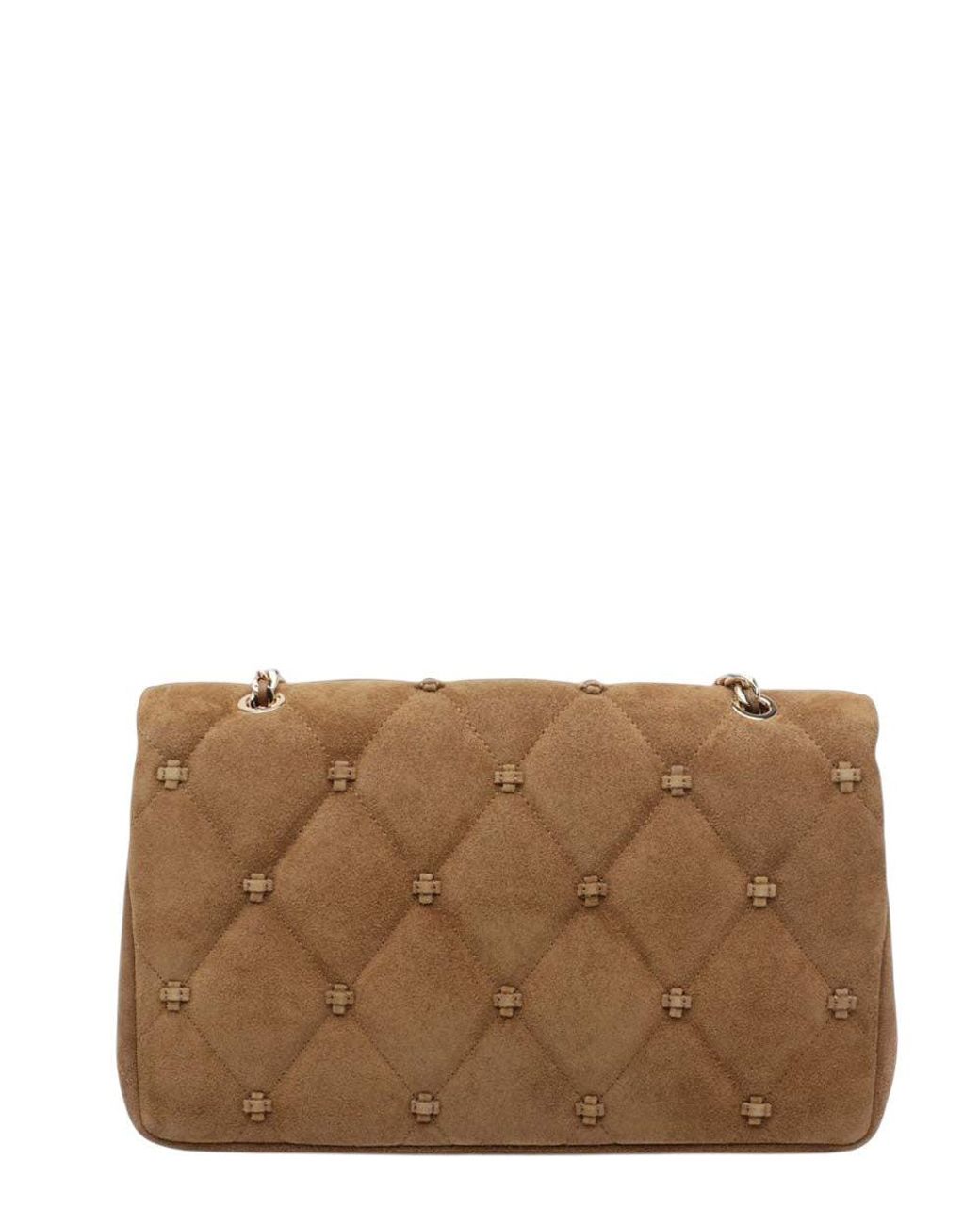Tory Burch Brown Bunny Medium Shoulder Bag