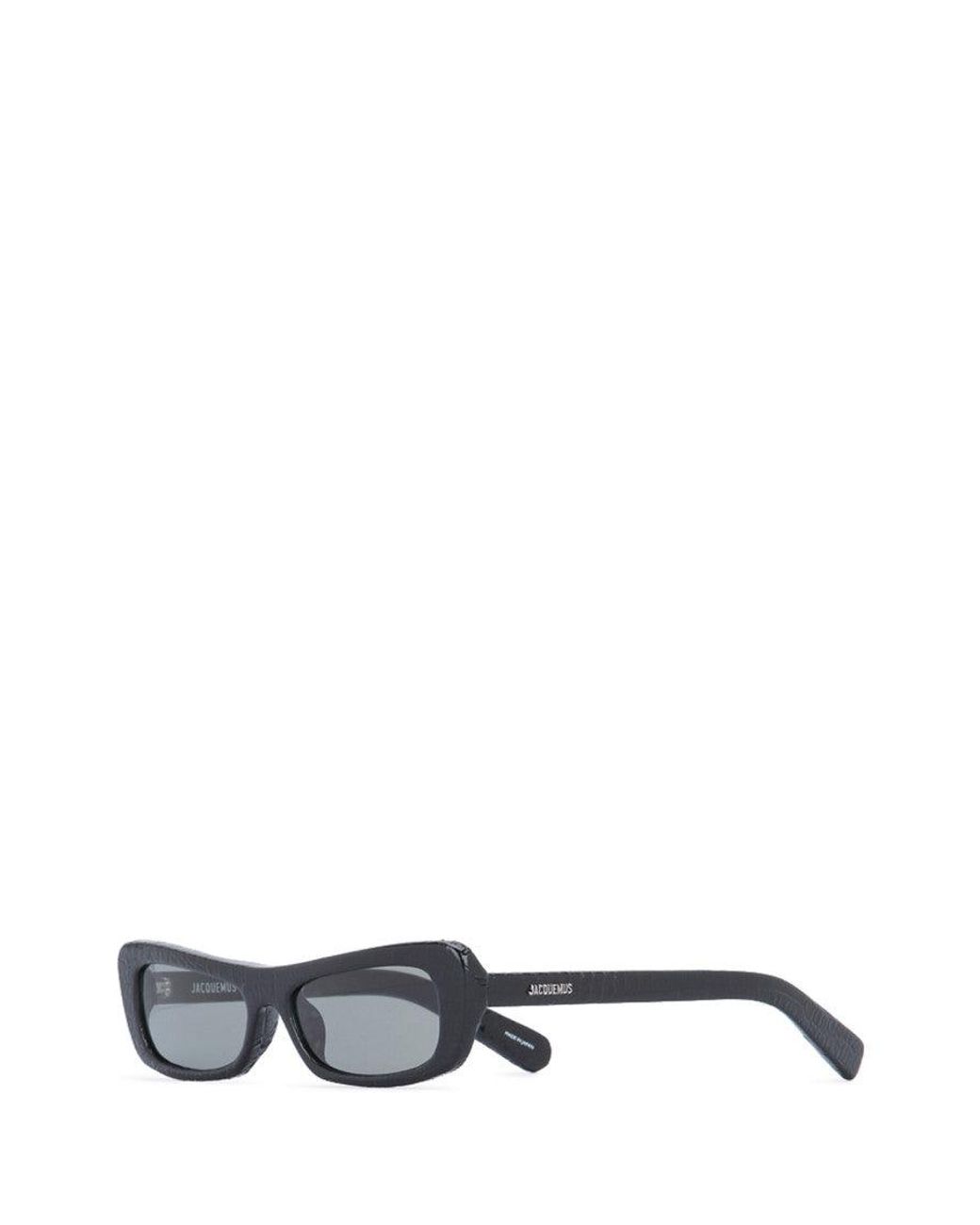 Jacquemus Black Rectangle Sunglasses for men