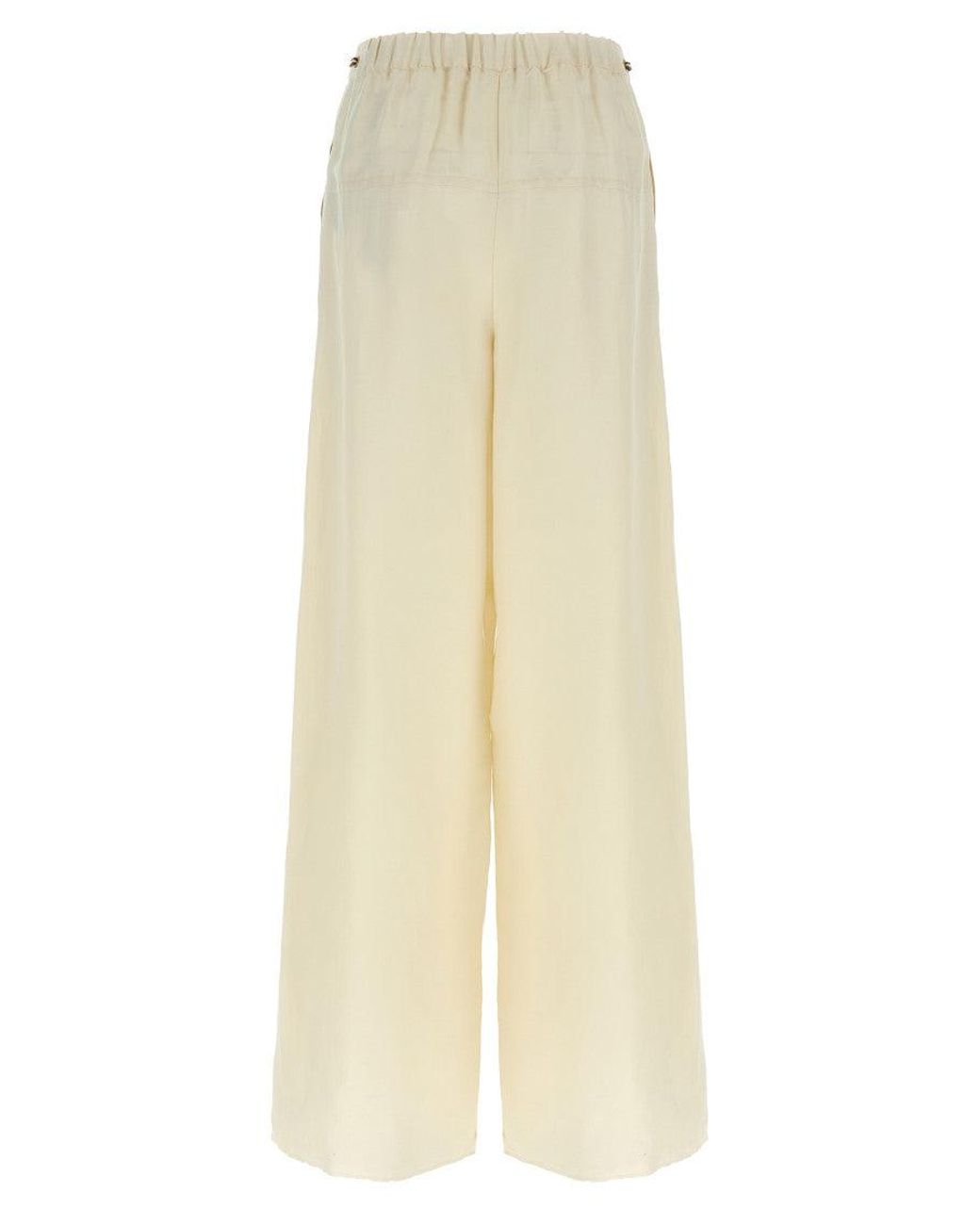 Max Mara White Onore Trousers