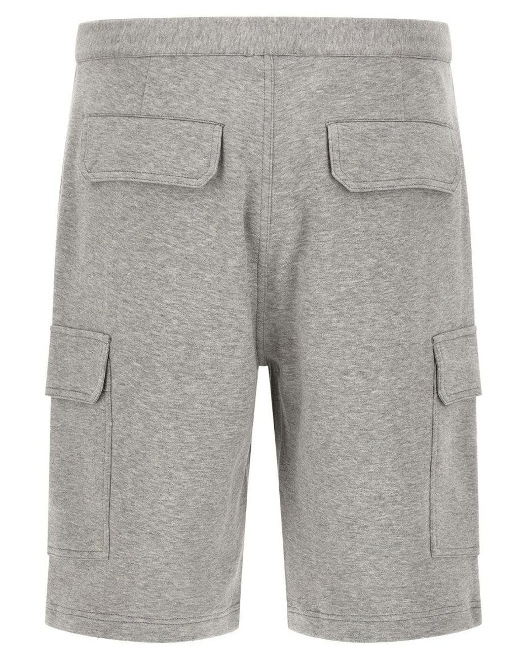 Brunello Cucinelli Gray Cargo Bermuda Shorts for men