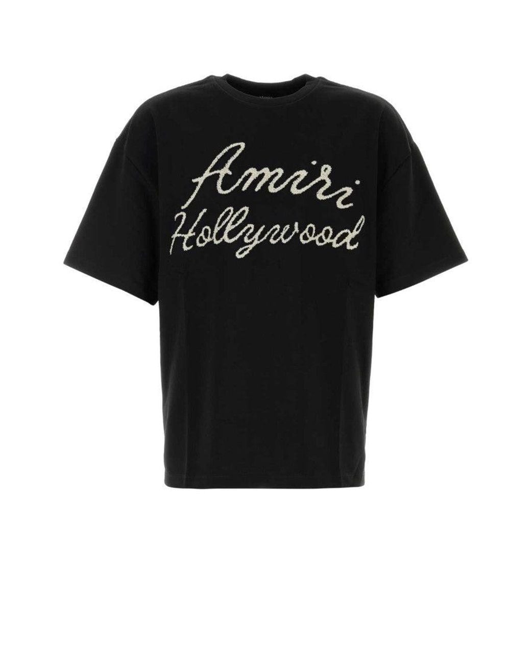 Amiri Black Crew Neck T-Shirt for men
