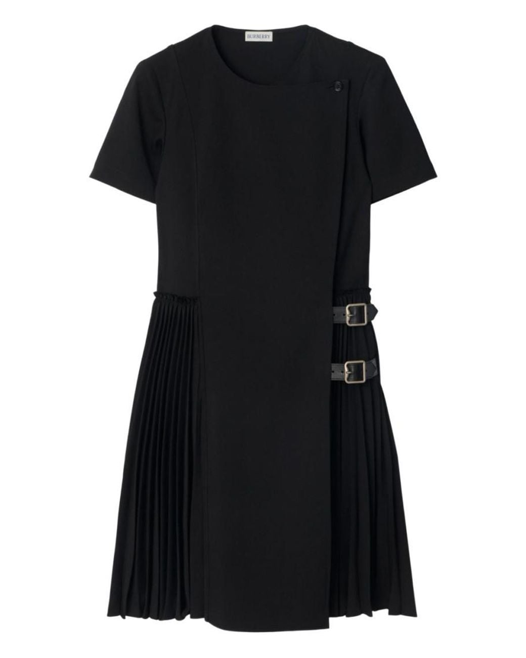 Burberry Black Short Wrap Dress