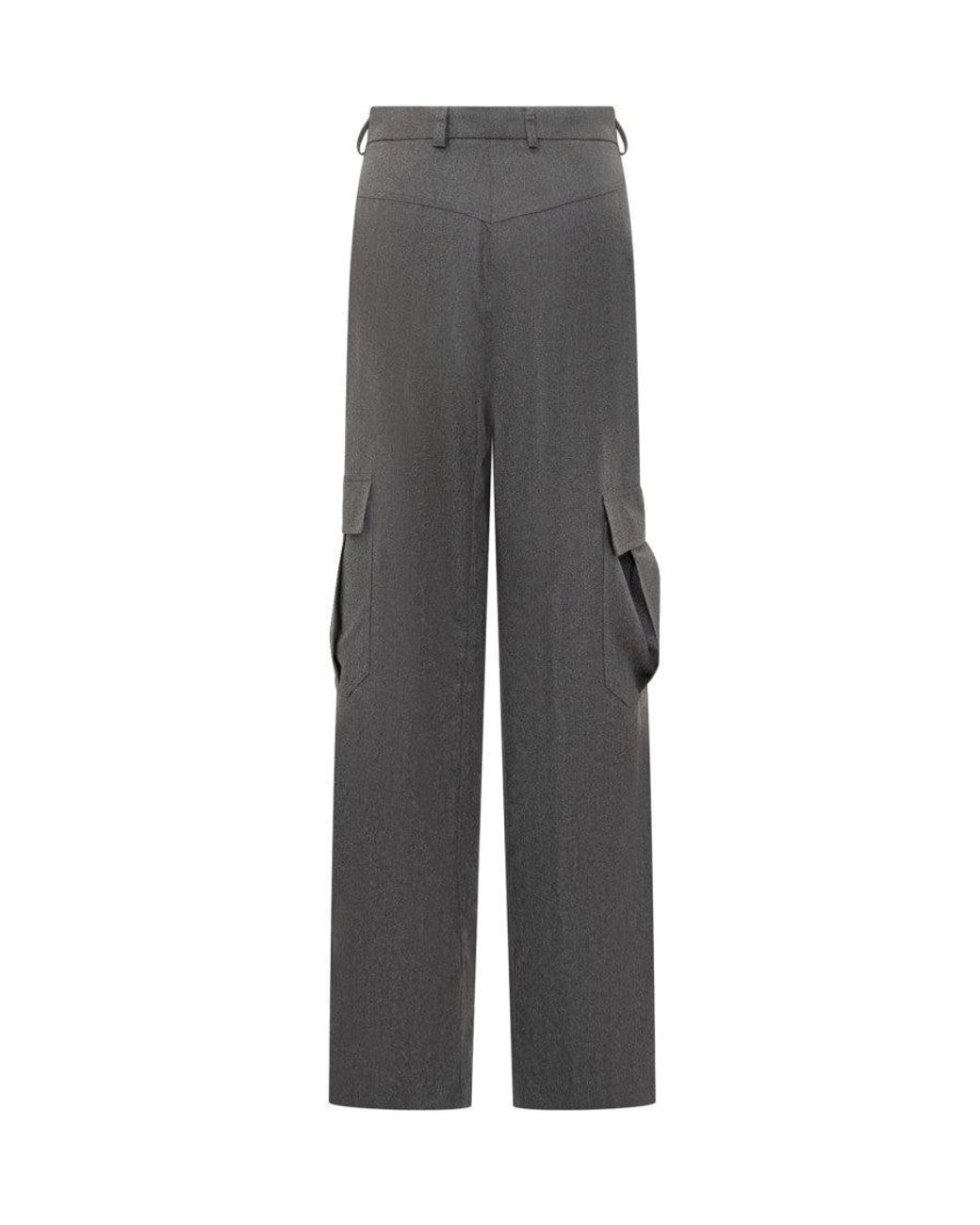 Stella McCartney Gray Paintntaloni Mini Trousers