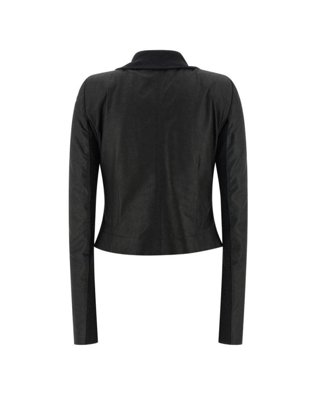 Rick Owens Black Shawl Lapel Jacket
