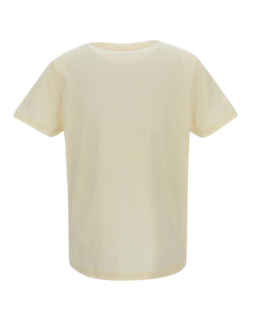Moncler White Off Crew Neck T-Shirt