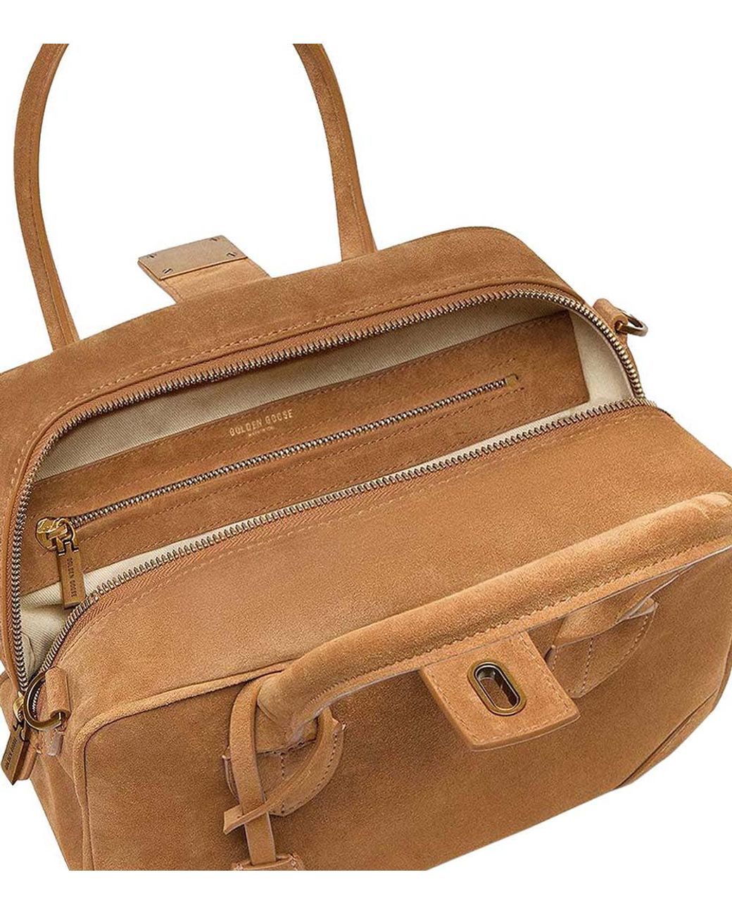 Golden Goose Deluxe Brand Brown Vita Small Satchel