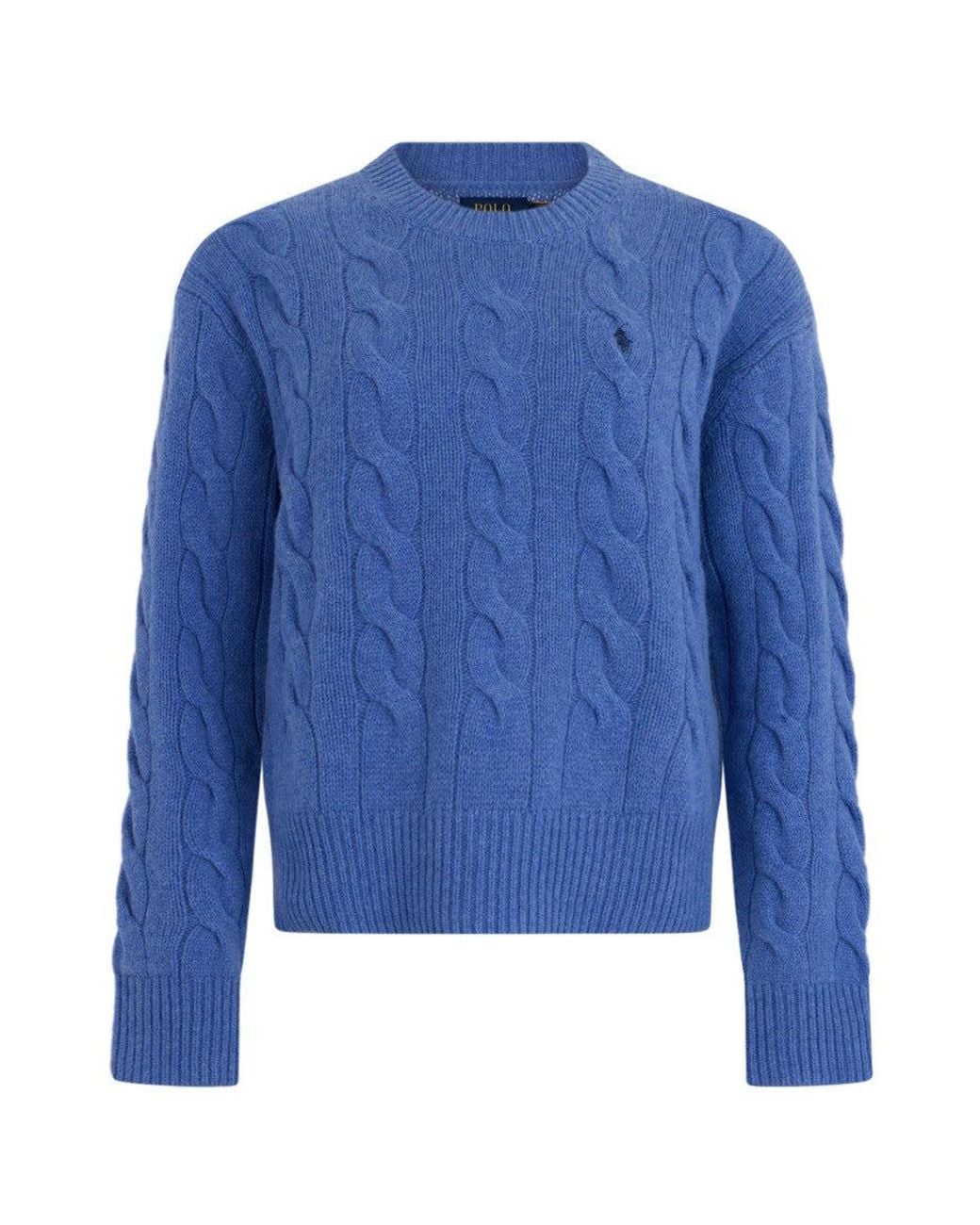 Polo Ralph Lauren Blue Light Knitted Crew Neck Sweater