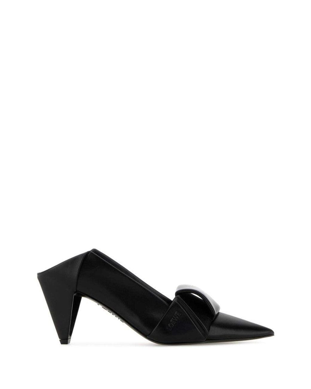 Loewe Black Slip On Pumps