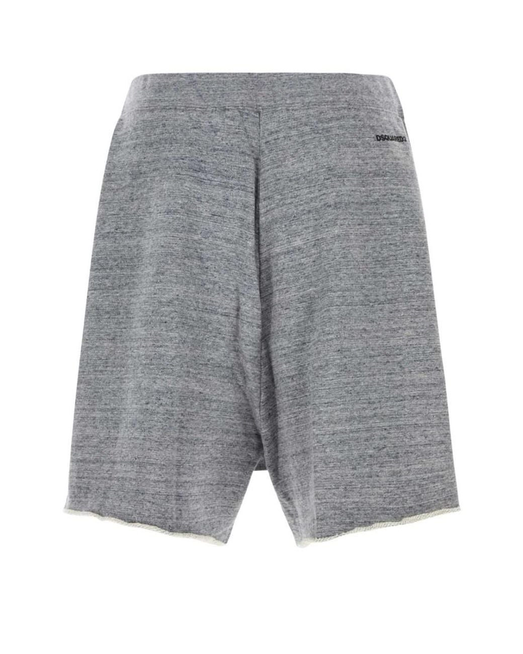 DSquared² Gray Solid Short for men