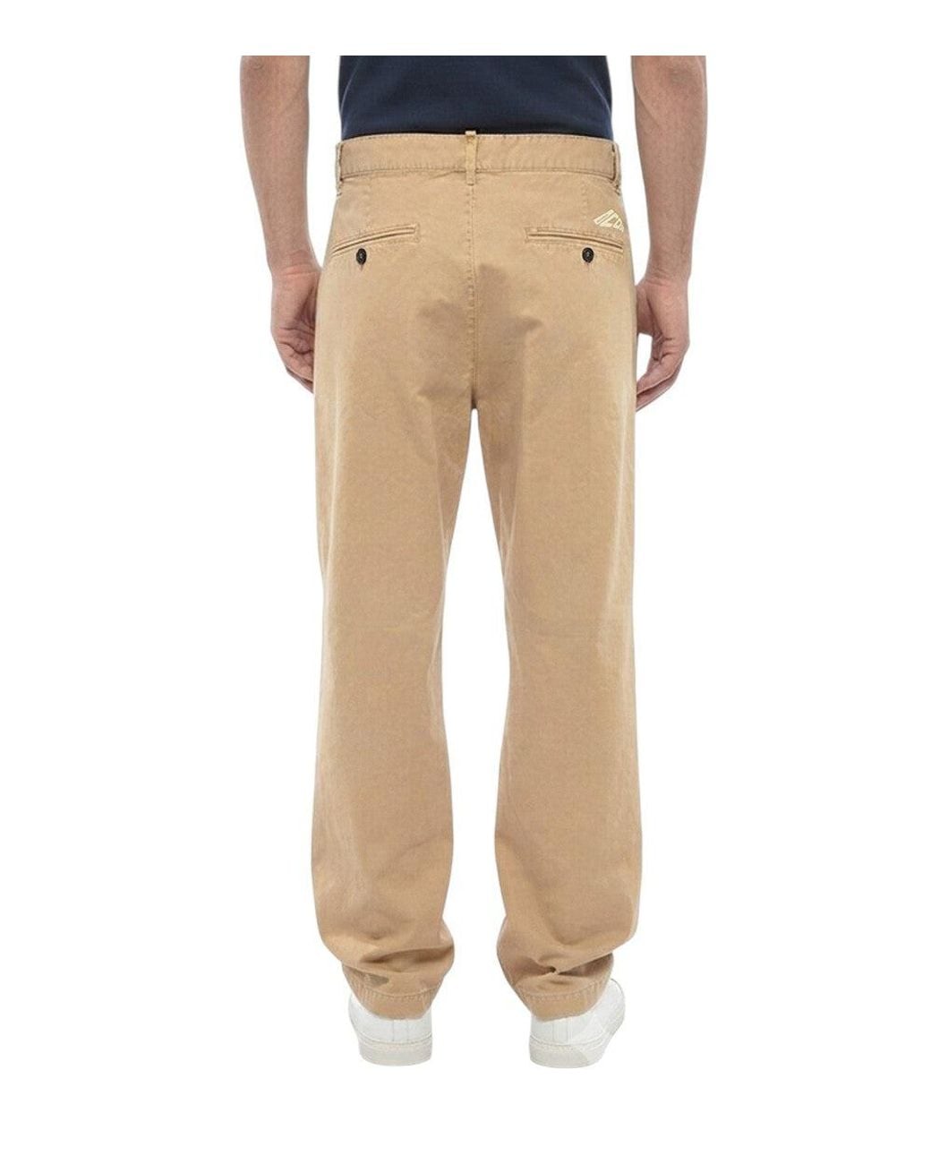 DSquared² Natural Straight Solid Trousers for men