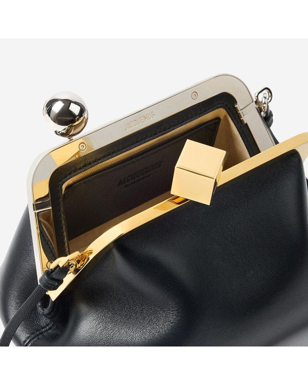 Jacquemus Black Berlingot Clutch