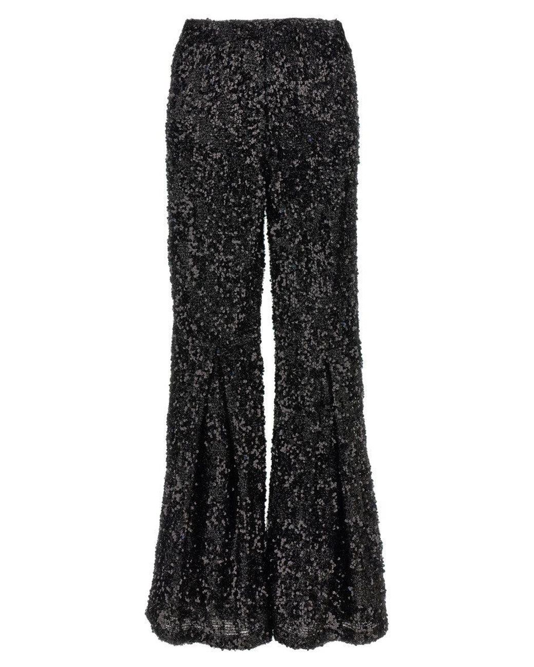 Le twins Black Flared Leg Pant