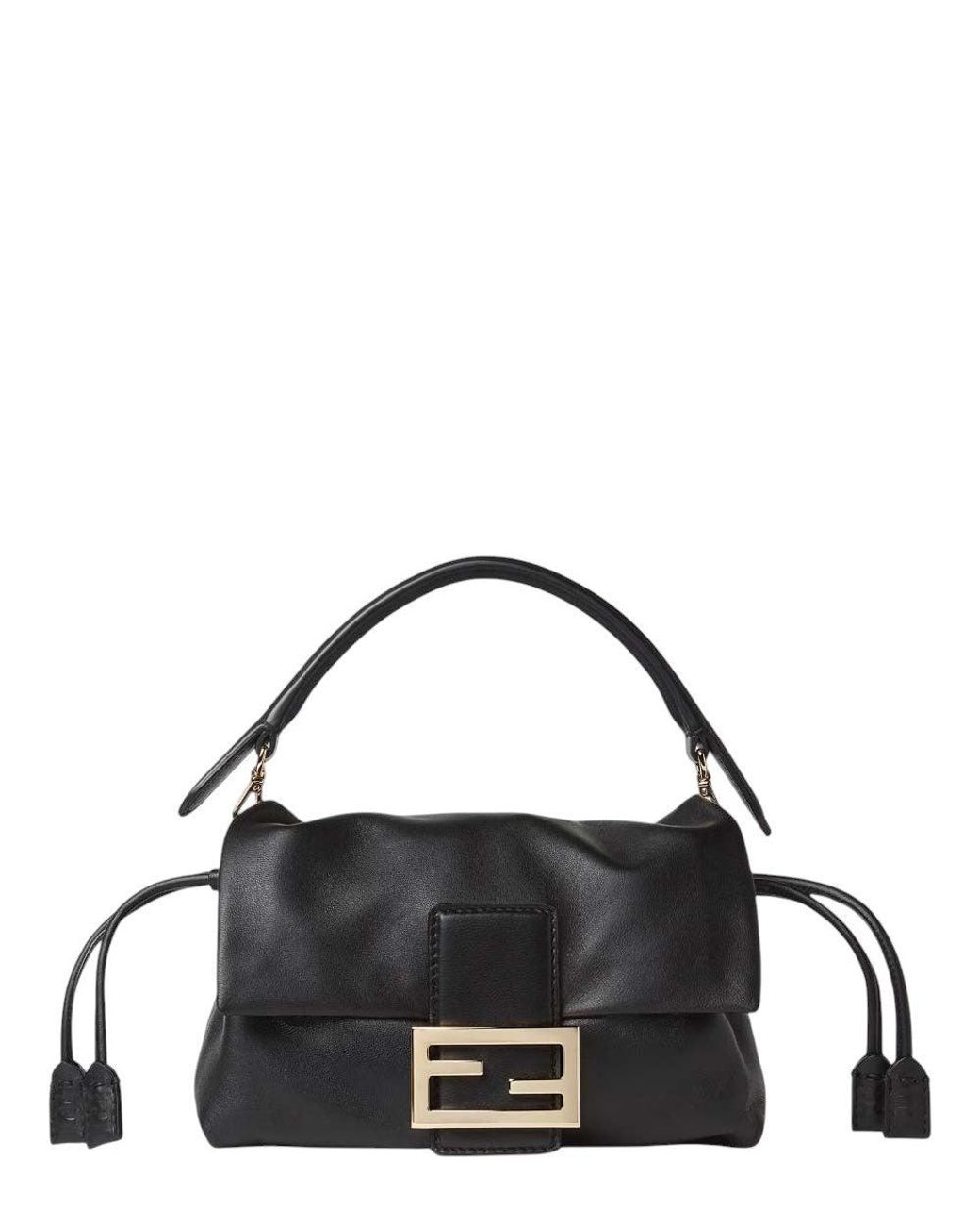 Fendi Black Baguette Small Shoulder Bag